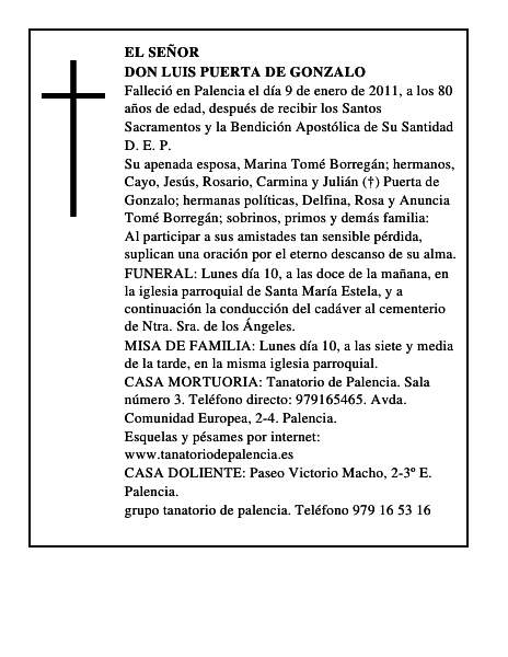 Don Luis Puerta de Gonzalo
