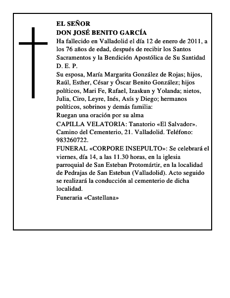 Don José Benito García