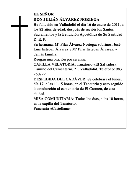 Don Julián Álvarez Noriega