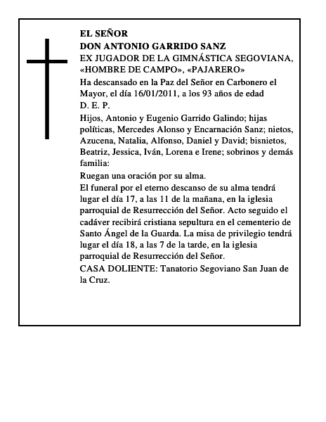 Don Antonio Garrido Sanz