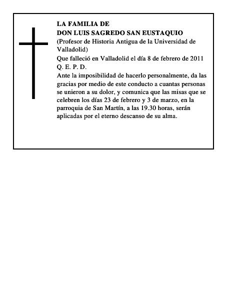 Don Luis Sagredo San Eustaquio