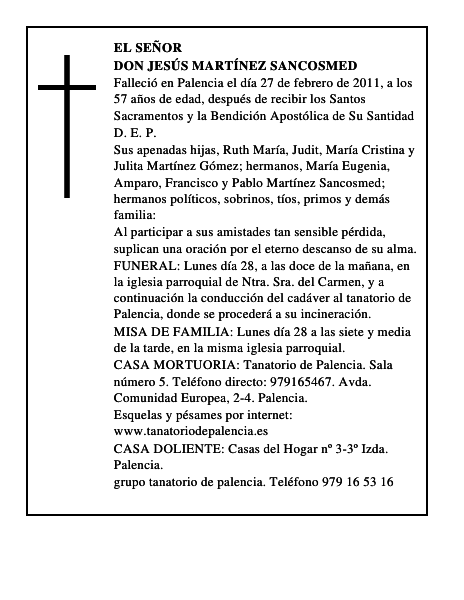Don Jesús Martínez Sancosmed