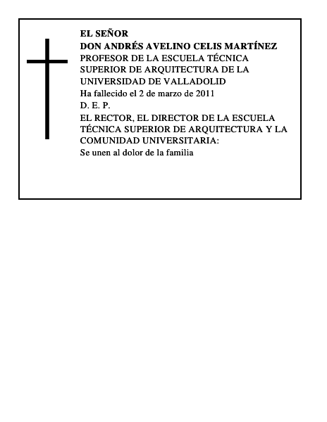 Don Andrés Avelino Celis Martínez