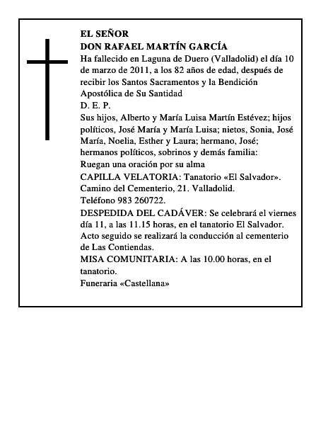 Don Rafael Martín García