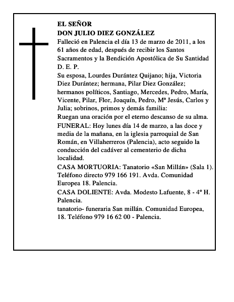 Don Julio Diez González