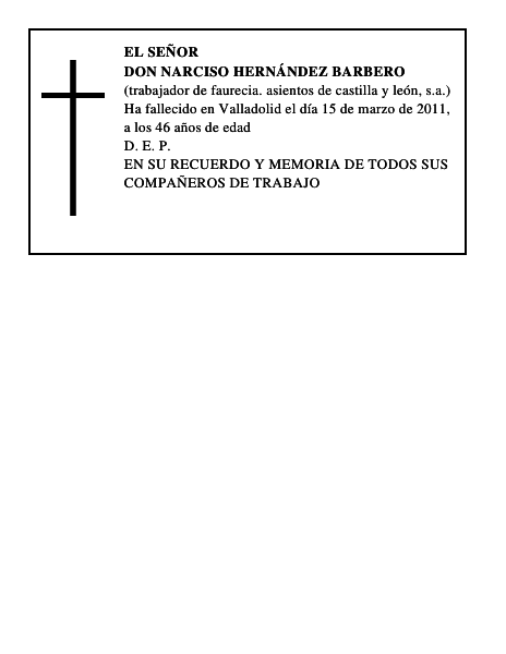 Don Narciso Hernández Barbero