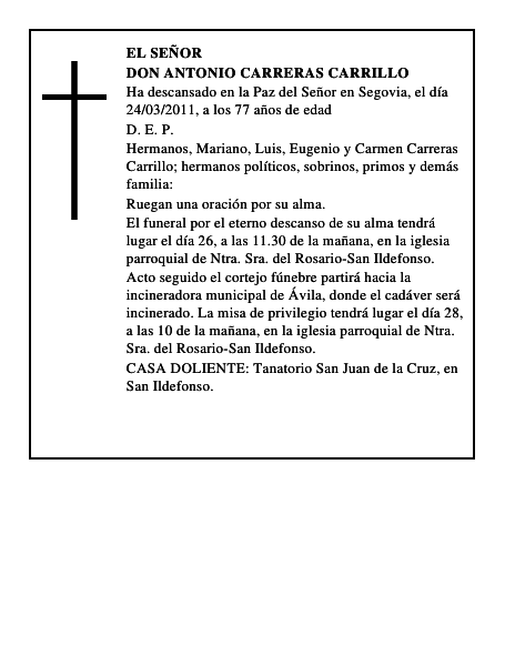 Don Antonio Carreras Carrillo