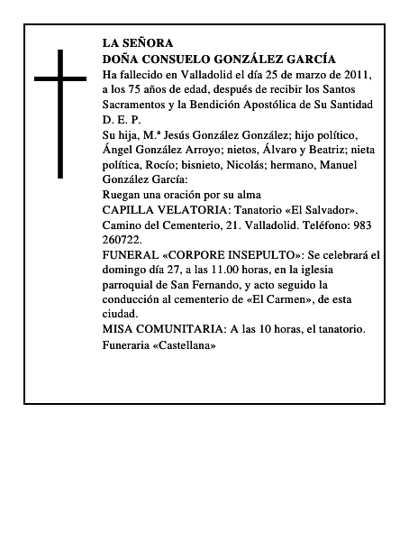 Doña Consuelo González García