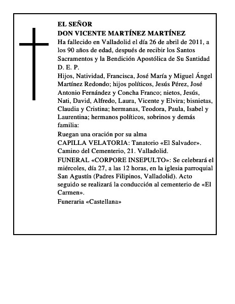 Don Vicente Martínez Martínez