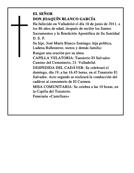 Don Joaquín Blanco García