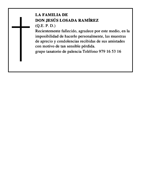 Don Jesús Losada Ramírez