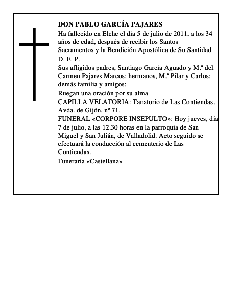 Don Pablo García Pajares