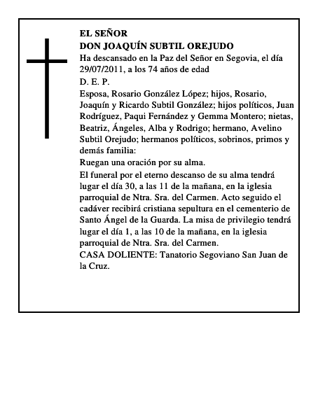 Don Joaquín Subtil Orejudo