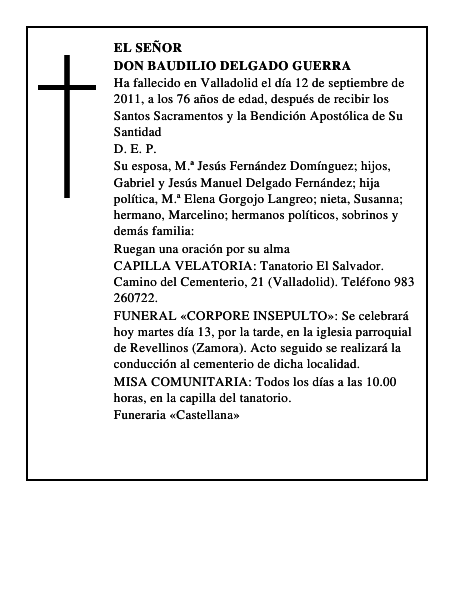 Don Baudilio Delgado Guerra