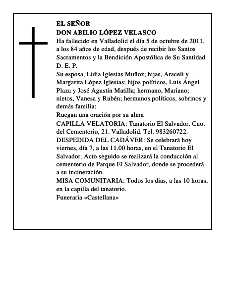 Don Abilio López Velasco