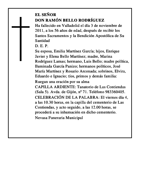 Don Ramón Bello Rodríguez