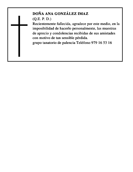 Doña Ana González Imaz
