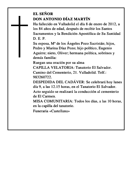 Don Antonio Díaz Martín