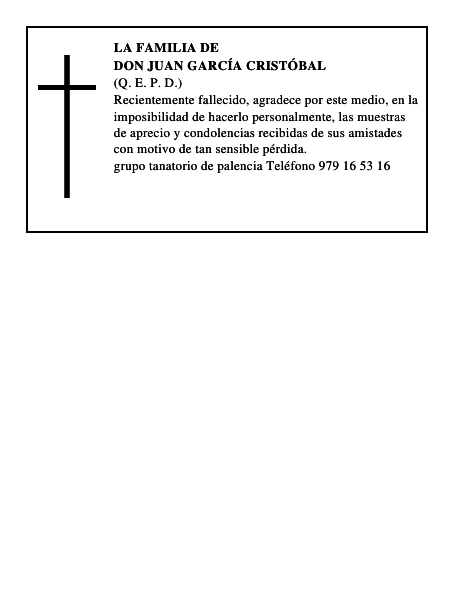 Don Juan García Cristóbal