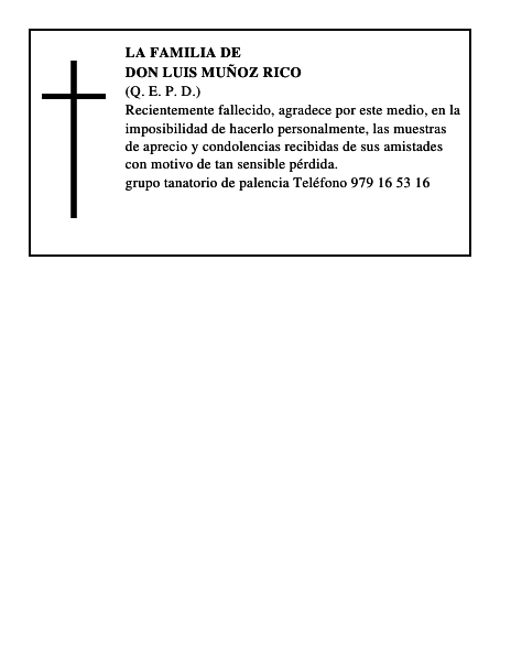 Don Luis Muñoz Rico