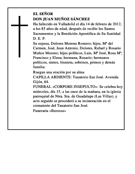 Don Juan Muñoz Sánchez