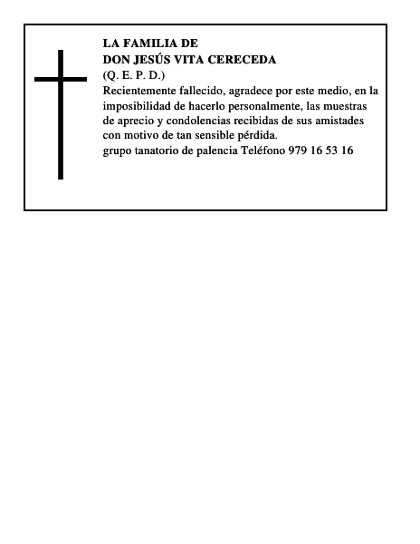 Don Jesús Vita Cereceda