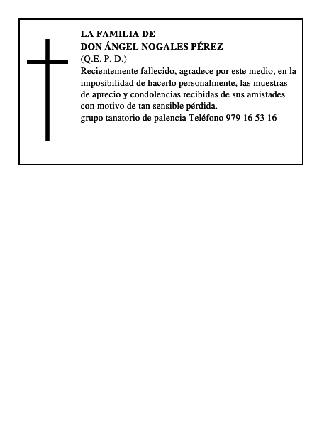 Don Ángel Nogales Pérez