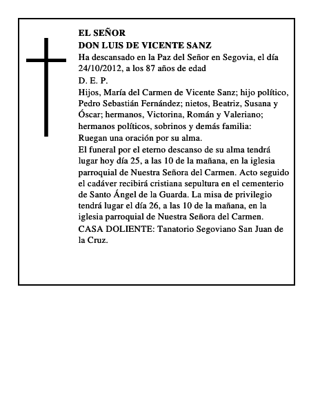 Don Luis de Vicente Sanz