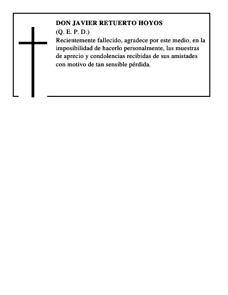 Don Javier Retuerto Hoyos