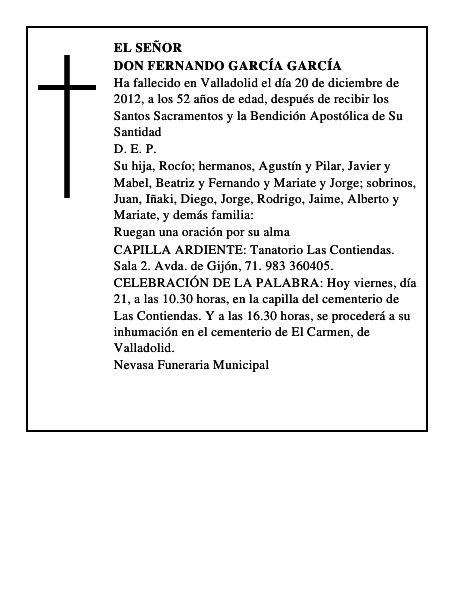 Don Fernando García García