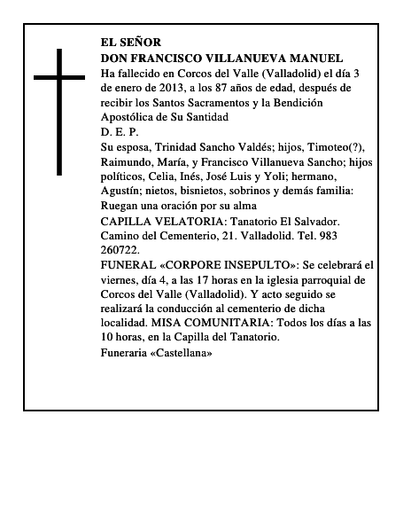 Don Francisco Villanueva Manuel