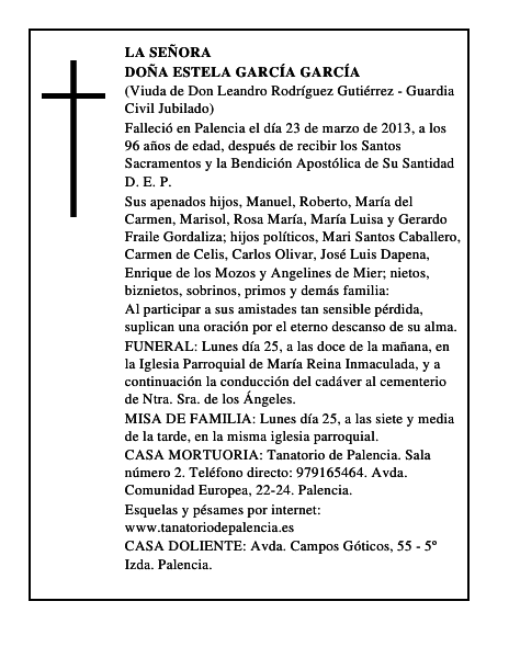 Doña Estela García García