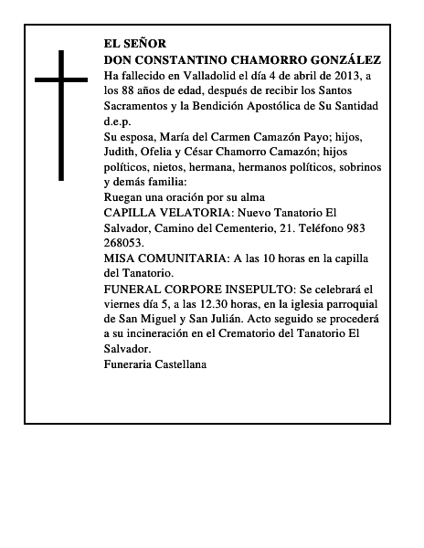 Don Constantino Chamorro González