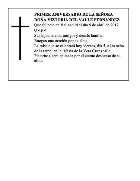 Doña Viztoria del Valle Fernández