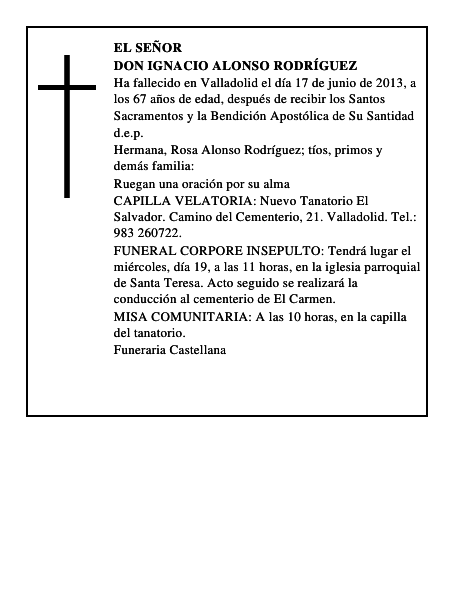 Don Ignacio Alonso Rodríguez