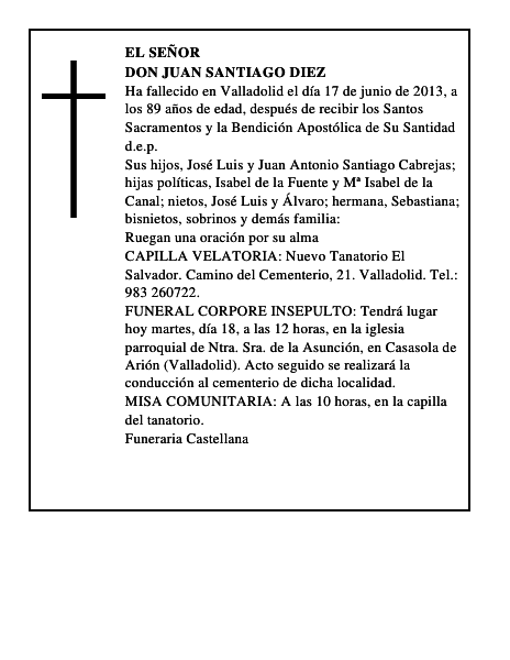 Don Juan Santiago Diez