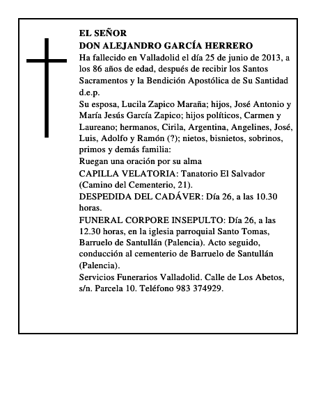 Don Alejandro García Herrero