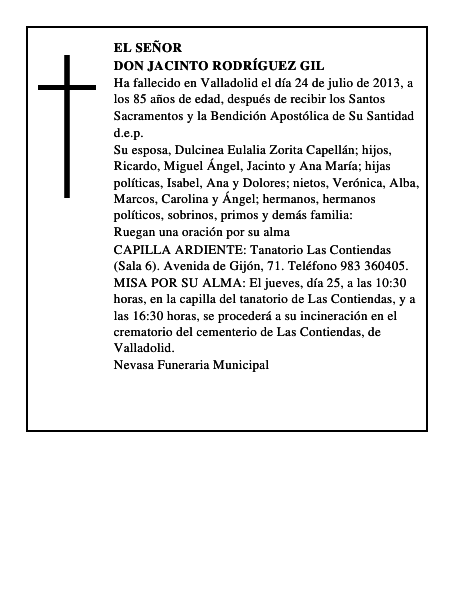 Don Jacinto Rodríguez Gil
