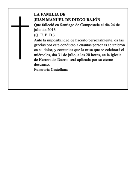 Juan Manuel de Diego Bajón