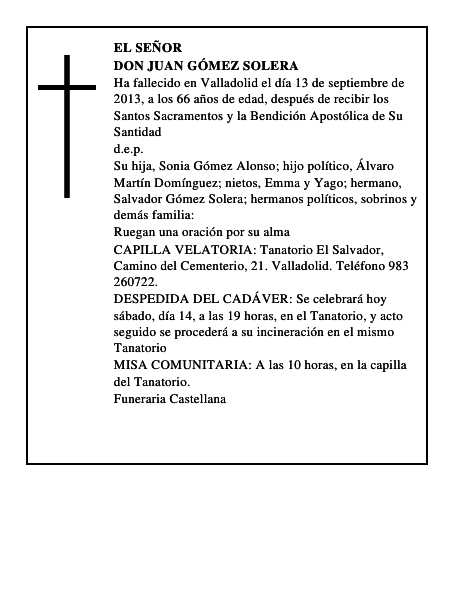 Don Juan Gómez Solera