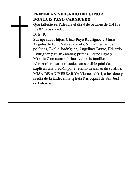 Don Luis Payo Carnicero