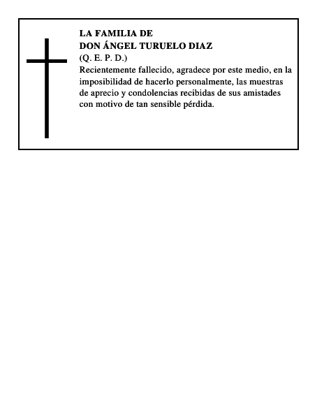 Don Ángel Turuelo Diaz