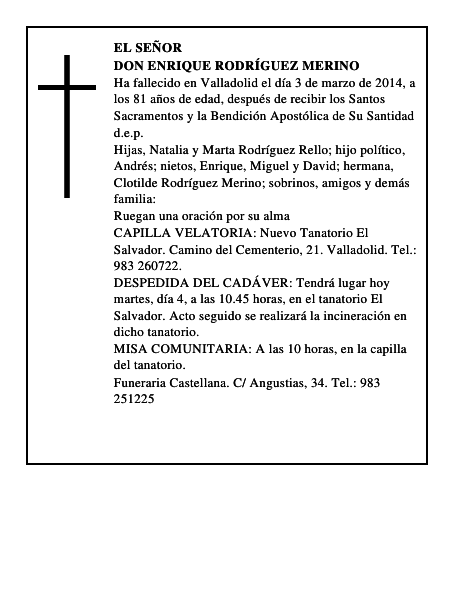 Don Enrique Rodríguez Merino