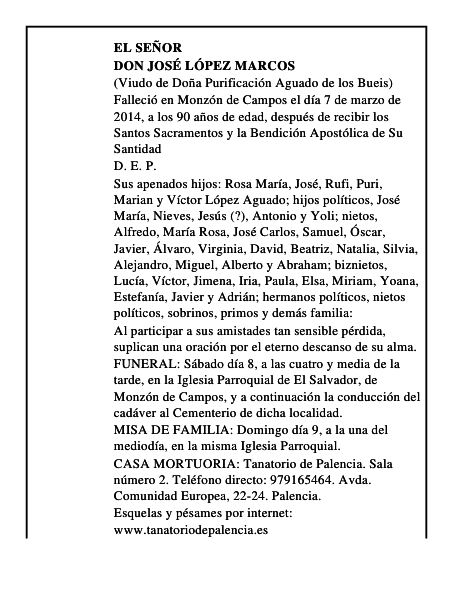 Don José López Marcos