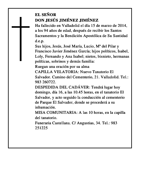 Don Jesús Jiménez Jiménez