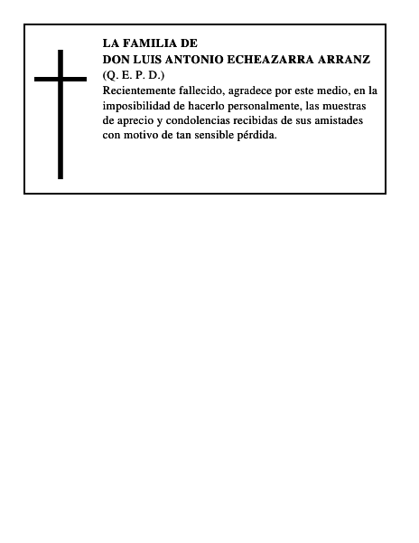 Don Luis Antonio Echeazarra Arranz