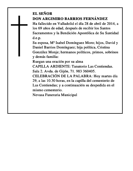Don Argimiro Barrios Fernández