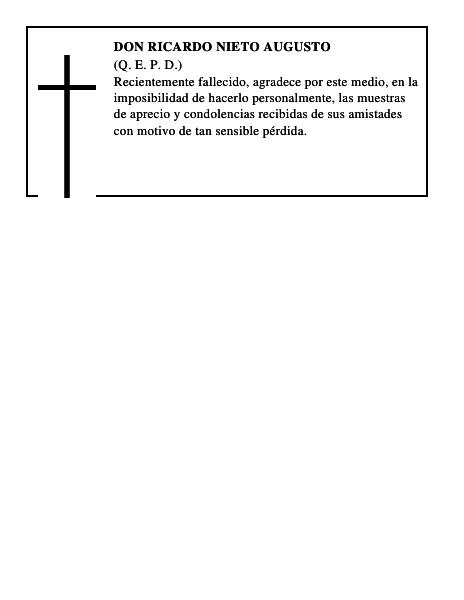 Don Ricardo Nieto Augusto