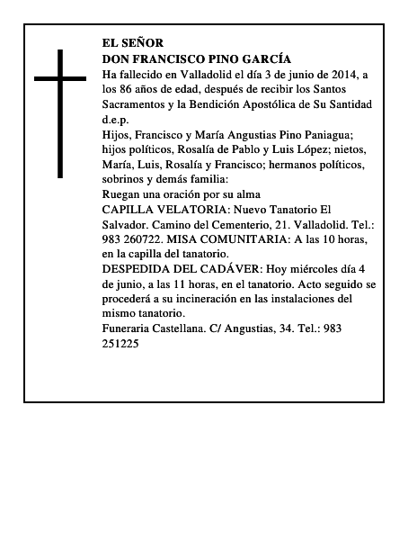Don Francisco Pino García