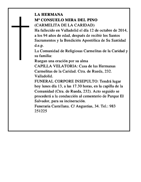 Mª Consuelo Mira del Pino